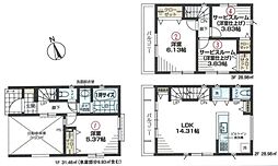 物件画像 1号棟川崎区新築戸建 ビルトイン車庫 納戸×2