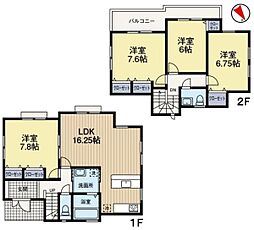 物件画像 大和市中古戸建 リフォーム 敷地45坪 お庭 南BL