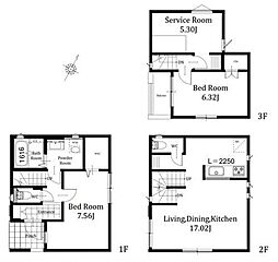 物件画像 4号棟戸塚区新築戸建 2路線利用可 リビング階段