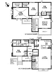 物件画像 鎌倉市新築戸建 LDK20帖 WIC 2台駐車可 整形地