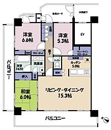 ミオカステーロつくば竹園2丁目 3LDKの間取図画像