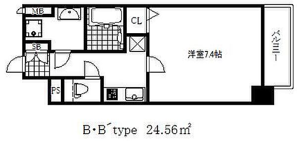 レゲスタ兵庫リバージュ ｜兵庫県神戸市兵庫区本町１丁目(賃貸マンション1K・6階・24.56㎡)の写真 その2