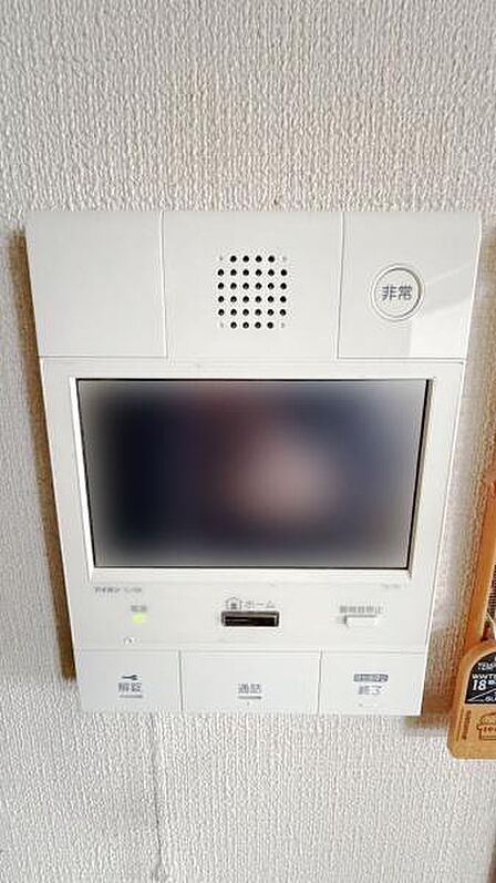 室内から解錠できるTVモニター付きオートロック対応インターホン