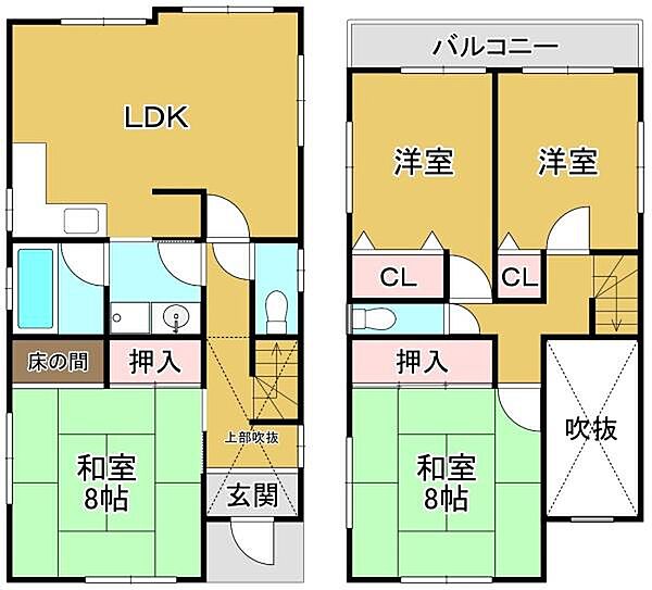 間取りを拡大表示