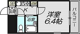 ディナスティ清水谷  ｜ 大阪府大阪市中央区上町１丁目（賃貸マンション1K・6階・19.50㎡） その2