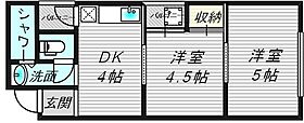 REAL同心  ｜ 大阪府大阪市北区同心２丁目4-16（賃貸マンション2DK・2階・34.00㎡） その2