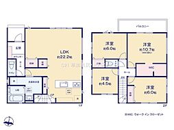 八潮市鶴ケ曽根 新築一戸建て 5期1号棟