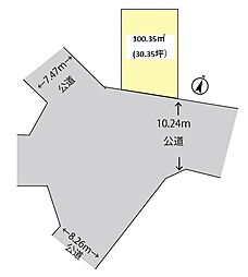 草加市稲荷5丁目　売地