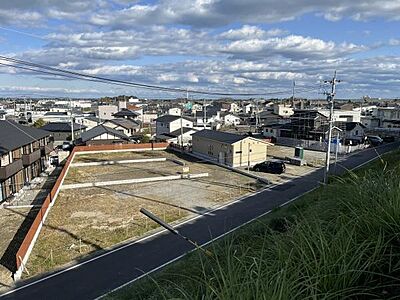 外観：佐土原町高台に6区画の分譲地が誕生しております。