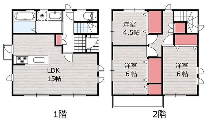 間取り 第4下田島平松モデル2号地