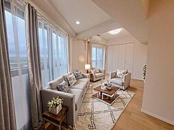 マイキャッスル国立 2LDKのリビング/ダイニング