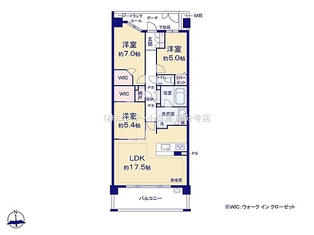 間取り アデニウム吉祥寺 4階/-