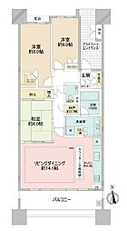 グランジオ武蔵野 3SLDKの間取図画像