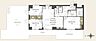 間取り：全てのお部屋がルーフバルコニーに面している間取りです。