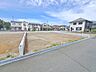 外観：建築条件なしの敷地。弊社グループ「白馬建設」にて建物プランをご提案できます。実際の陽当たりやサイズ感を現地でお確かめください。  