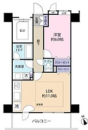 グランツ立川錦町2 1LDKの間取図画像