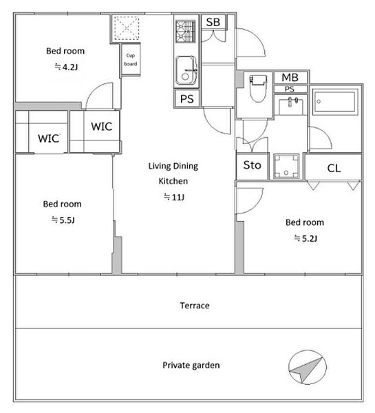 間取りを拡大表示