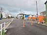 外観：建物のモデルハウスのご見学予約もスタートしました。当日のご見学予約も大歓迎ですので、お気軽にお問合せください。  