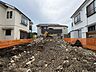 外観：現在建物を建築中です、建築中の物件については現地確認の他、同施工会社の完成施工例のご案内、担当者のプレゼンテーションにてご検討ください。