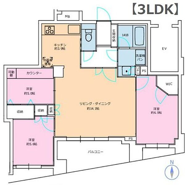 間取りを拡大表示