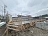 外観：建物のモデルハウスのご見学予約もスタートしました。当日のご見学予約も大歓迎ですので、お気軽にお問合せください。 