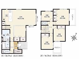 川越市吉田5期　新築一戸建て