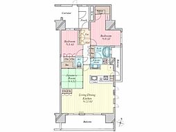 アーバンパレス東松山 3LDKの間取図画像