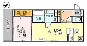 アルタ西渋川ビュー  ｜ 滋賀県草津市西渋川１丁目（賃貸アパート1LDK・1階・46.02㎡） その2