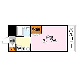 間取図画像 1K