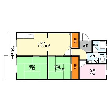 ヴィラ石部24_間取り_0