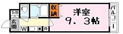間取図画像 1K