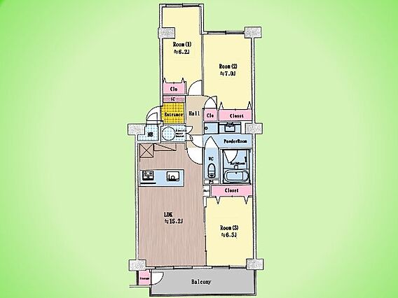 ○間取り図○