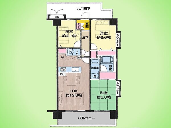 間取りを拡大表示