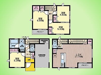 間取り:○間取り図○ 間取り:○間取り図○
