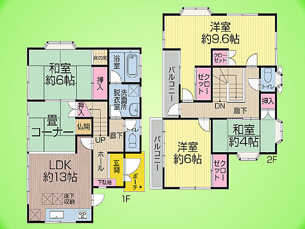間取りを拡大表示