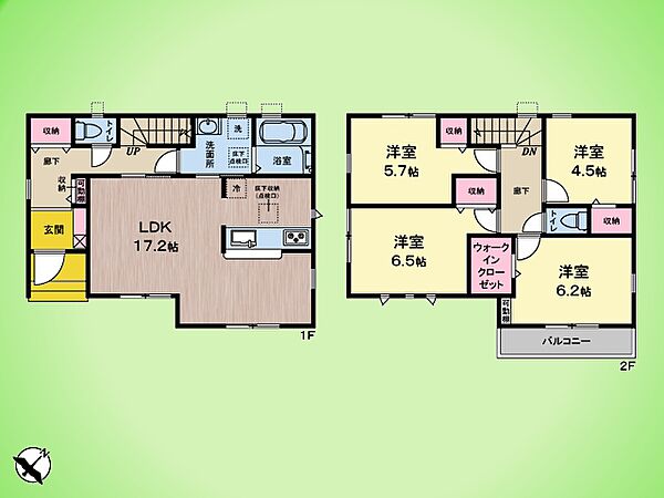 間取りを拡大表示