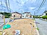 外観：整地された土地の外観周囲に住宅が立ち並ぶ静かな環境