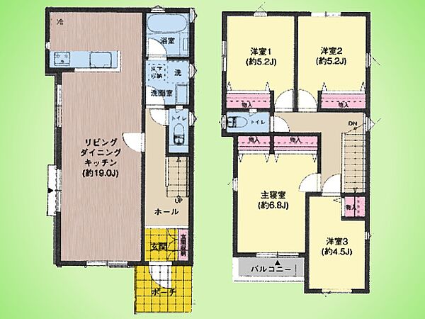 間取りを拡大表示