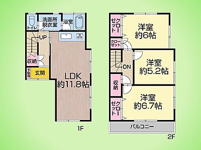 間取り：○間取り図○