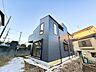 外観：外観：片流れ屋根のモダンな戸建て