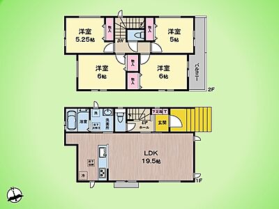 間取り：○間取り図○