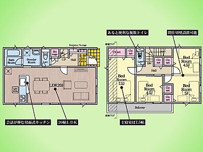 間取り:○間取り図○ 間取り:○間取り図○