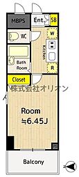 GrandTruth桜台駅前 1Kの間取図画像