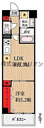 VORT中村IIresidence 1LDKの間取図画像