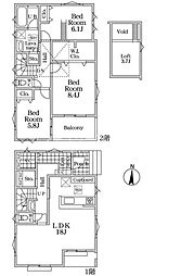 八王子市東浅川町 新築一戸建て・全4区画 C号棟