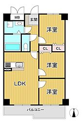 間取図画像 3LDK