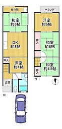 京都市右京区太秦御領田町 中古戸建