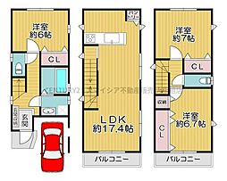 物件画像 門真市下馬伏町　新築戸建