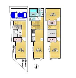 物件画像 大阪市城東区東中浜2丁目　新築戸建