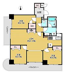 ハイネスプリモール城東 3LDKの間取図画像